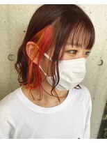 ガルボ ヘアー(garbo hair)&nbsp;イヤリングカラー10代20代レッドカラーケアブリーチ