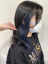 リアン 熊谷本店(Rien)&nbsp;青のインナーカラー