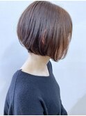 【松戸/ムラマツ】大人可愛いベージュショートボブ秋冬