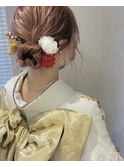 【Link】シニオンアレンジ/ヘアアレンジ/ヘアセット/卒業式/袴