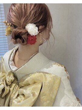 リンク(Link) 【Link】シニオンアレンジ/ヘアアレンジ/ヘアセット/卒業式/袴