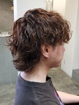 ニアウ 伊勢崎連取店(Niau)&nbsp;マッシュウルフ波巻きツイストスパイラルパーマメンズ