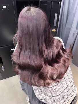 ペレ 栄店(PELE) ブリーチなしダブルカラー/美髪/ピンクブラウン/栄
