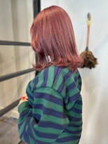 ヴヴ(Bub)&nbsp;pink color/艶感　ピンクカラー　くびれヘア　韓国風