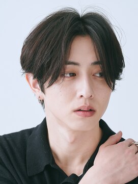 エルマーク 枚方(L-MARK) センターパートニュアンスパーマ韓国カルマパーマコンマヘア