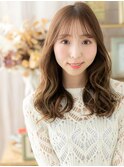 カーキベージュ外国人風小顔グラマラスロングa上尾20代30代40代