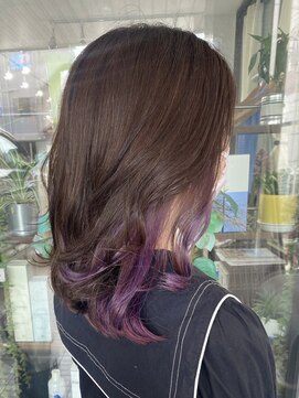 シエル(Ciel) インナーカラー★パープル