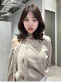 前髪/こなれミディ/イメチェンヘアスタイル/ウェーブパーマ