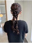 お団子アレンジヘアアレンジ