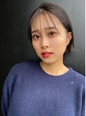 透け感 ミニボブスタイル