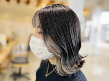 グランデュール サンストリート浜北店(GRANDEUR)の雰囲気（#ミディアムヘアとも相性の良いインナーカラー*(ダブルカラー)）