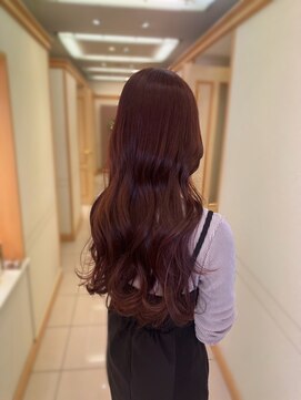 松本平太郎美容室 銀座本店 ピンクブラウン