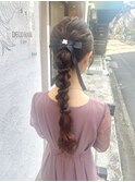 編み下ろしポニー