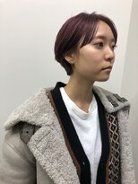 キジ(KIJI)&nbsp;マッシュショート/バーガンディ