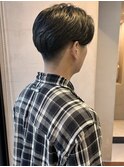 メンズ/ニュアンス/フェザー/眉毛/刈り上げ/毛流れ/大矢