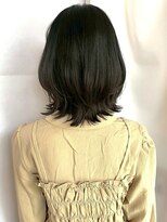 ヘアーアンドスパ フェリーチェ ミチ 野田屋町店(HAIR&SPA felice MICHI) 【feliceMICHI 豊田希美】くびれヘア 外ハネ ダークグレージュ