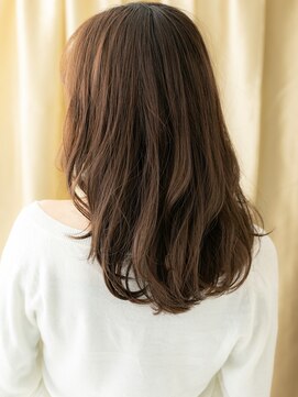 カバーヘア ブリス 北浦和(COVER HAIR bliss) マロンベージュ韓国風巻き毛先パーマくびれヘアY北浦和30代40代