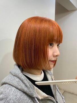 アッド バイ ケーツー(add by K-two) オレンジブラウン/ショートボブ