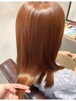 ルルカ ヘアサロン(LuLuca Hair Salon)&nbsp;【 LuLuca豊中/蛍池】艶色オレンジブラウン