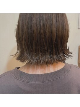 ソヨン 本厚木店(SOYON) 外ハネボブ/オリーブアッシュ/本厚木ボブ