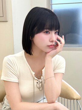 ロンドソレイユ 池袋(Lond soleil) くびれヘア/顔周り/韓国/ボブ/レイヤーカット/前髪/カラー/池袋