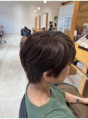 ダメージに優しいオーガニックカラー白髪ぼかし