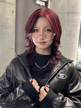 【ハイレイヤーウルフ/チェリーレッドデザイン】しまゆー