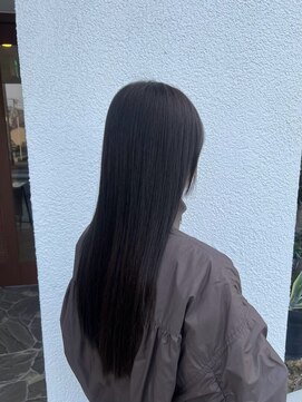 レターバイノベル(letter by novel) ミディアムレイヤー黒髪ウルフレイヤー