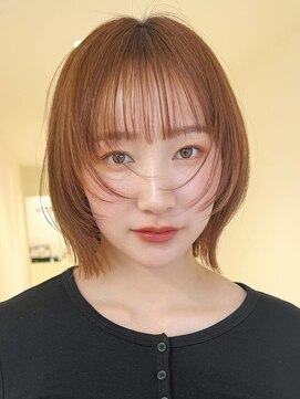 アイトーキョーエス 渋谷(AI TOKYO S) レイヤーボブ/オリーブベージュ/結べるボブ