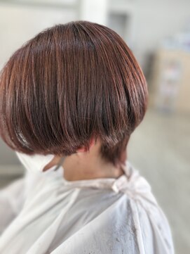 カラペア 大みか店(Color-pair) 上品な大人ハンサムショート