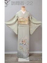 きものサロン すずめ屋&nbsp;レンタル番号　訪問着－22　花束