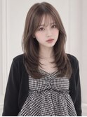 ショコラグレージュ盛れる顔周りレイヤーカット10代20代人気