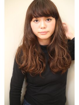 リアン(Lian) Lian秋のヘーゼルロングヘルシースタイル