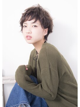 ヘアーリーフ(Hair Leafy) [Leafy]ゆるハネショート/ユニセックス/ボーイッシュ女子