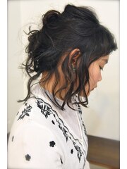 【Lepes】Trendウェーブパーマヘアアレンジ☆Aラインボブ