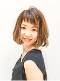 【morio熊本】ふんわり小顔ボブ