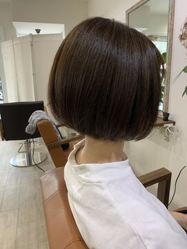 ヘアーデザインアンジー(Hair design Angie) 【ミニボブ×シルキーブラウン】