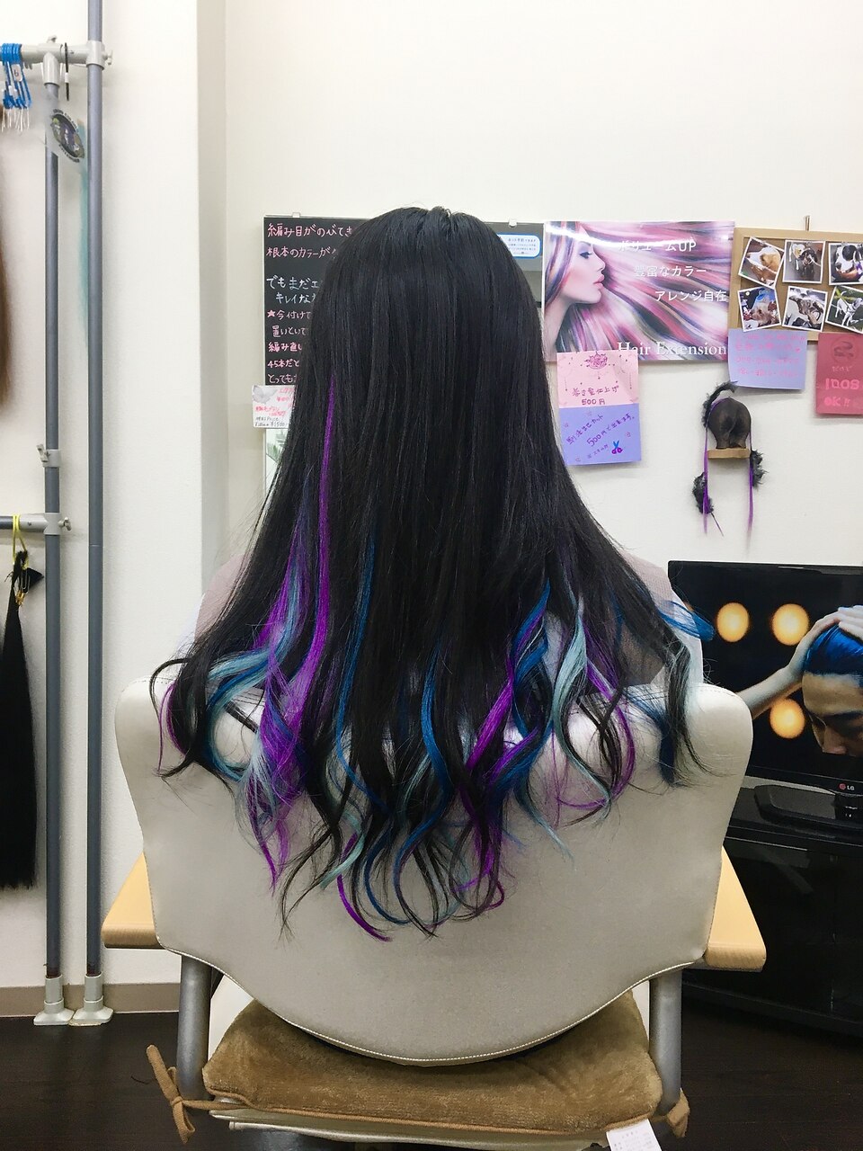 インナーカラーエクステ70本:L079451120|グレース(grace)のヘア