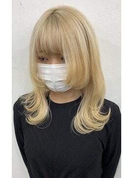 アンリ(Anli) 【Anli】ウルフカット×ブロンド