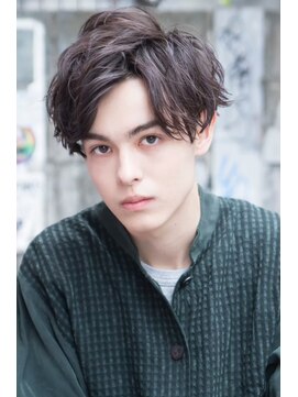 ケアリー 武蔵小杉(Carelly) ビジネスツーブロックOK★かき上げトランクスヘアくせ毛風パーマ