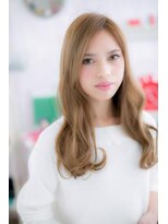 ヘアアンドビューティー ミック(Hair & Beauty miq) 海外セレブオーラ…ペールカラー外国人風ウェーブa1