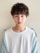 フォーミーマッシュ×スパイラルパーマ×清潔感10代20代　2