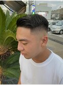 ビジネスサイドパートスキンフェードメンズカット