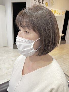 フェイバリットビューティシャルム(Favorite Beauty Charme) 大人可愛い20代30代40代50代マッシュショートボブインナーカラー