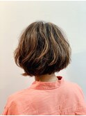 N.Y.ドライカット★くせ毛活かしふんわりカールボブ[渋谷]