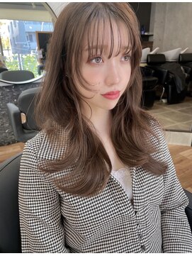 リコバイアフロート(riko by afloat) 韓国ヘア/レイヤーカット/髪質改善/こなれヘア/サイドバング