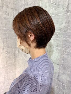 リル(lil) くびれショート【イルミナカラー/宇都宮美容室】