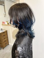 ピヨン 心斎橋(piLLon)&nbsp;レイヤーカット　デザインカラー