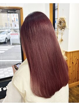 ヘアメイクエイト 丸山店(hair make No.8) << 担当 : 黒木 彩加 >> カシスレッド