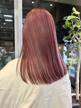 マザー(MOTHER) ミルクティーベージュ/ダブルカラー/ブリーチ/髪質改善/下北沢